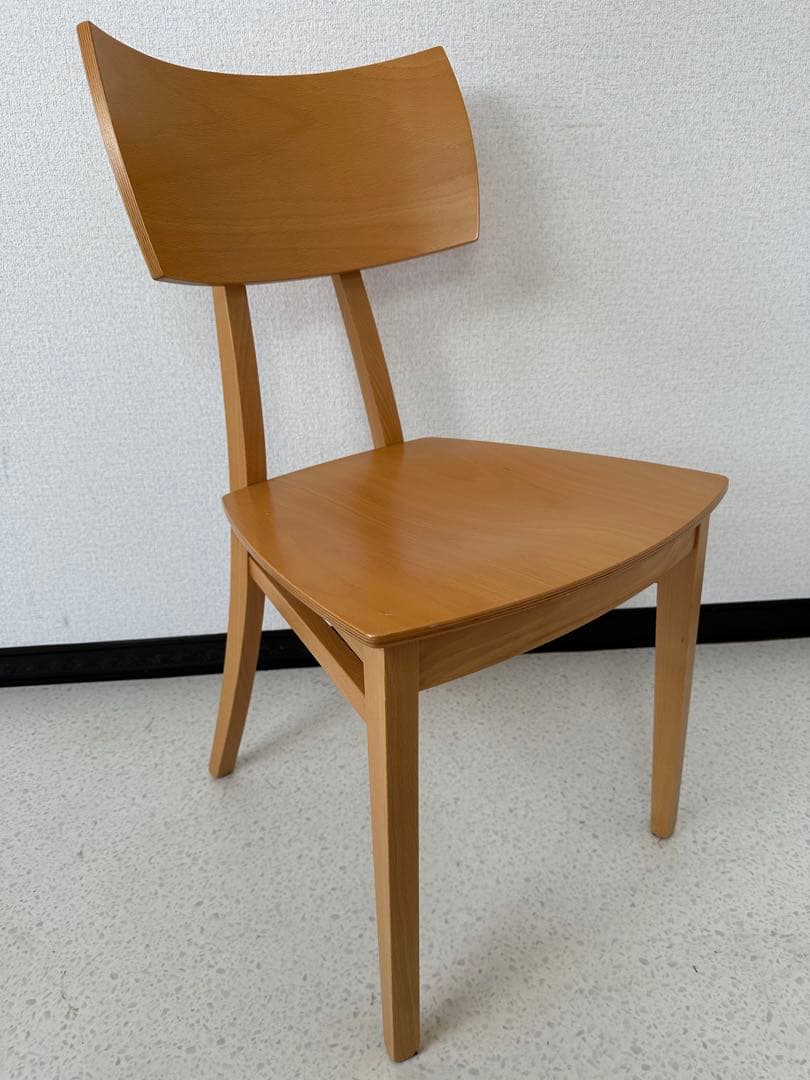 （4/4）カリガリス ダイニングチェア イタリア製 ウォールナット材※i4※