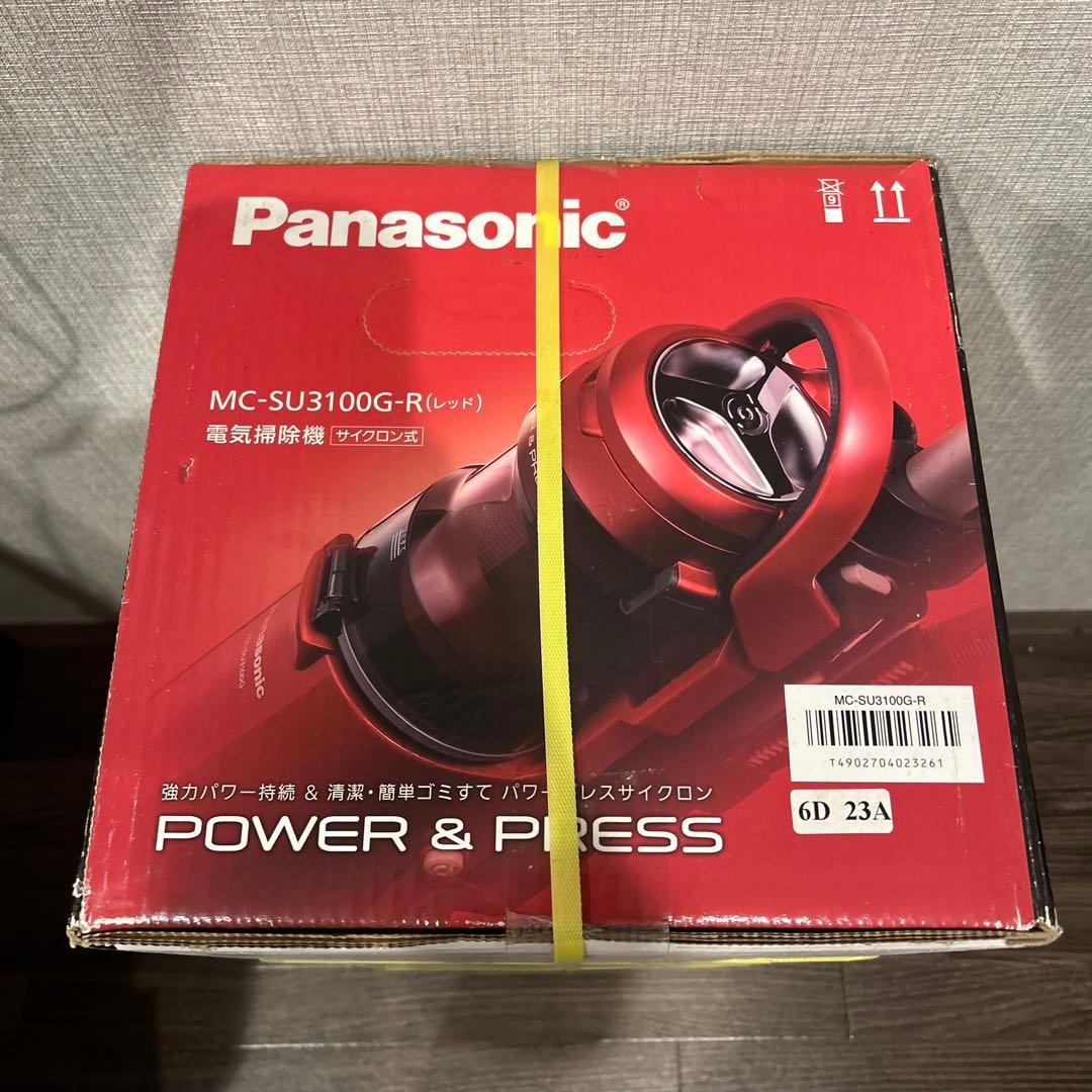 パナソニック 電気掃除機 サイクロン MC-SU3100G-R