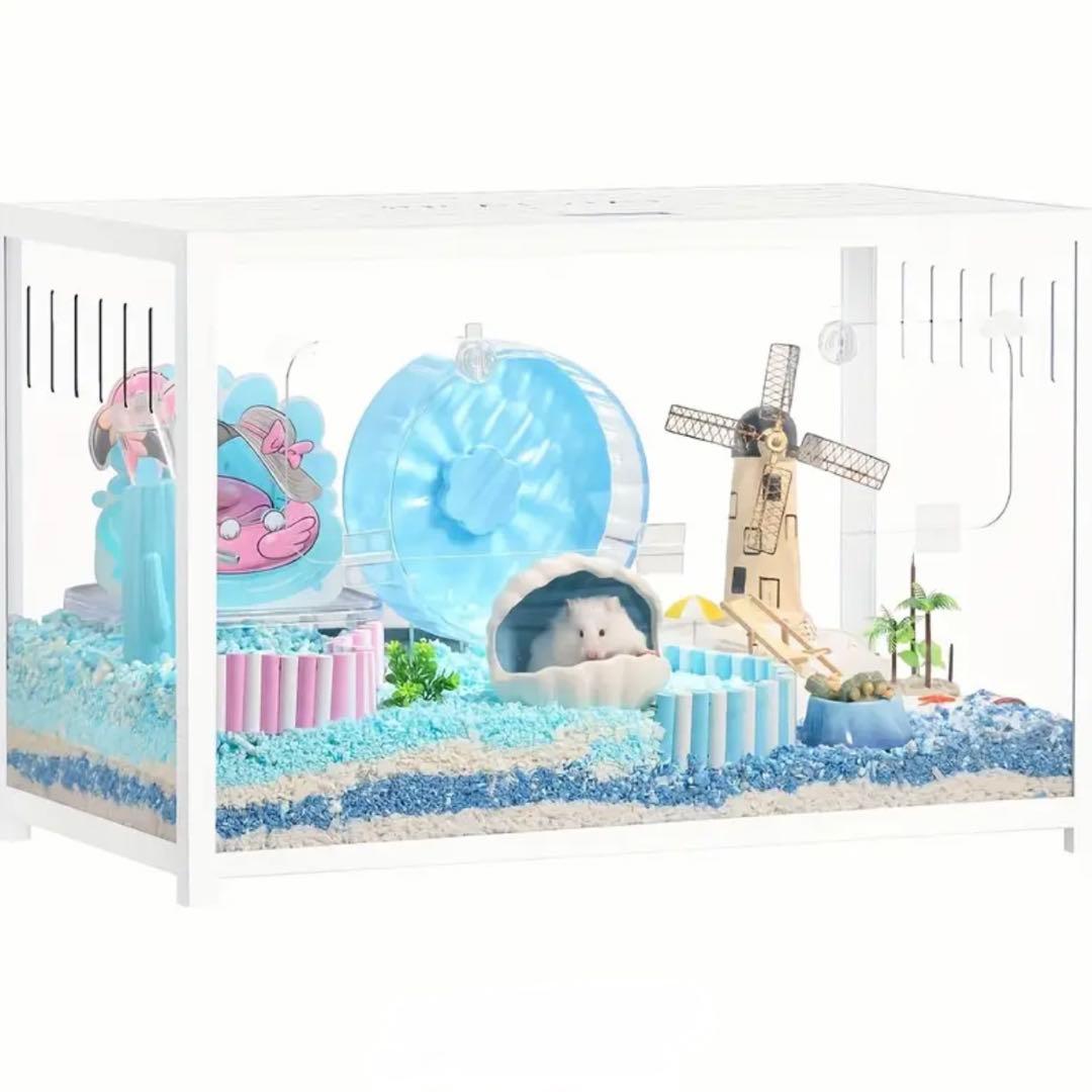 【新品】 BUCATSTATE ハムスター 小動物ケージ 80cm ホワイト