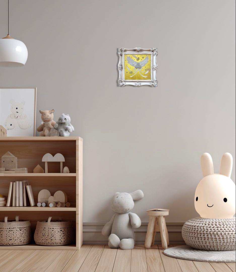 開運絵画　天使の羽根　ソウルメイト　縁結び　恋愛運　ダイヤモンド　薔薇