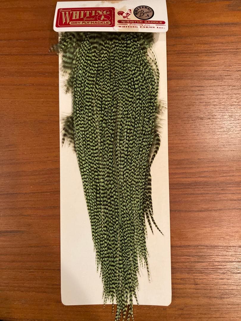 希少カラー　ホワイティングファーム　WHITING ハックル　サドル