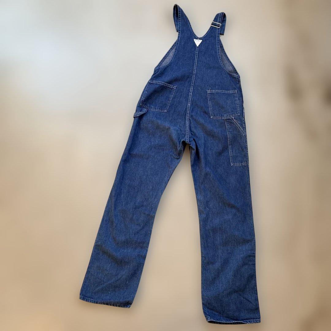 オーバーオール　オシュコシュ　アメリカ製USA70s インディゴブルーデニム古着