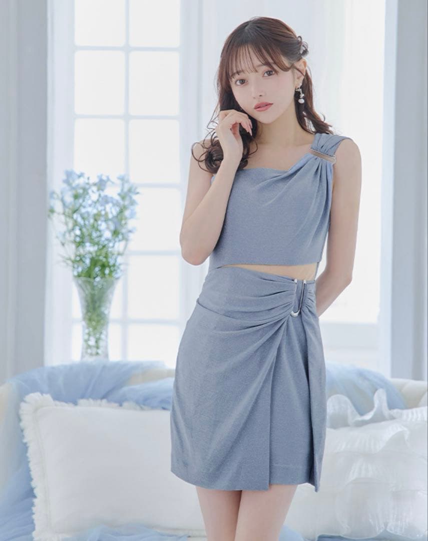 sugar ライトブルー　キャバドレスS