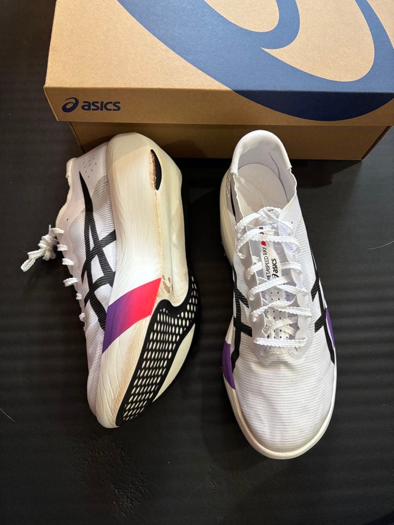 秀*様 asics  speed ray 26.0 アシックスメタスピー
