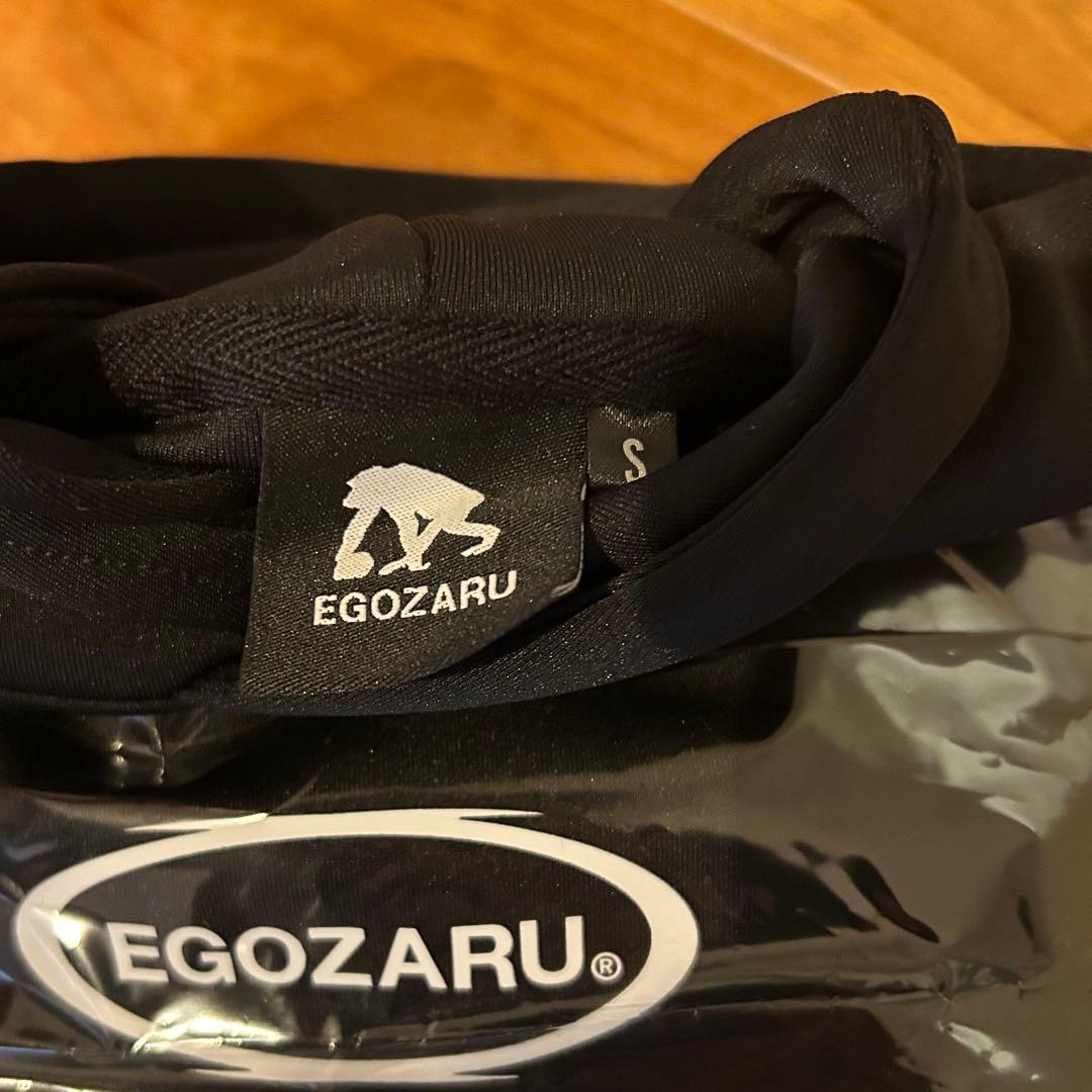 新品　S エゴザル　EGOZARU バスケット スウェット　パーカー　黒
