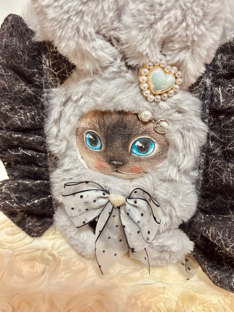 コヤンイサムチョン　グレーブルーファのフリルコロリンバッグ