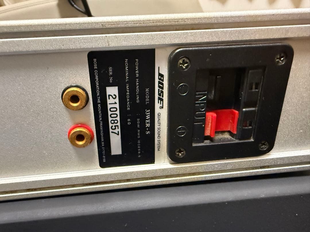 BOSE スピーカー シルバー ブラック