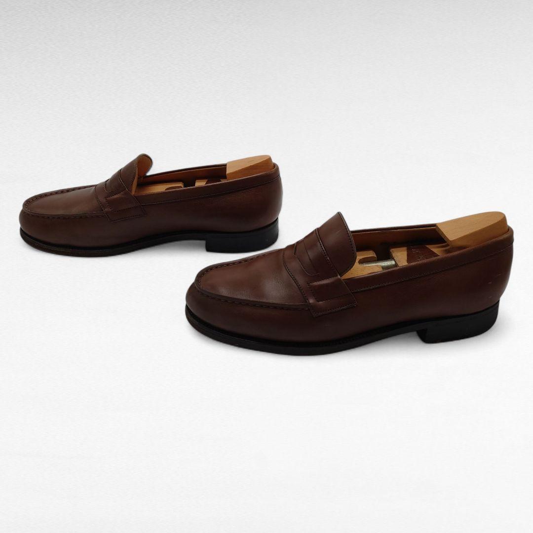 ヴィンテージ J.M. WESTON ブラウン レザー ローファー 2 1/2E