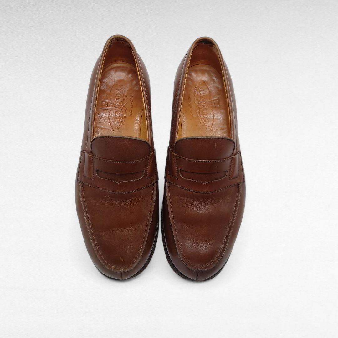 ヴィンテージ J.M. WESTON ブラウン レザー ローファー 2 1/2E