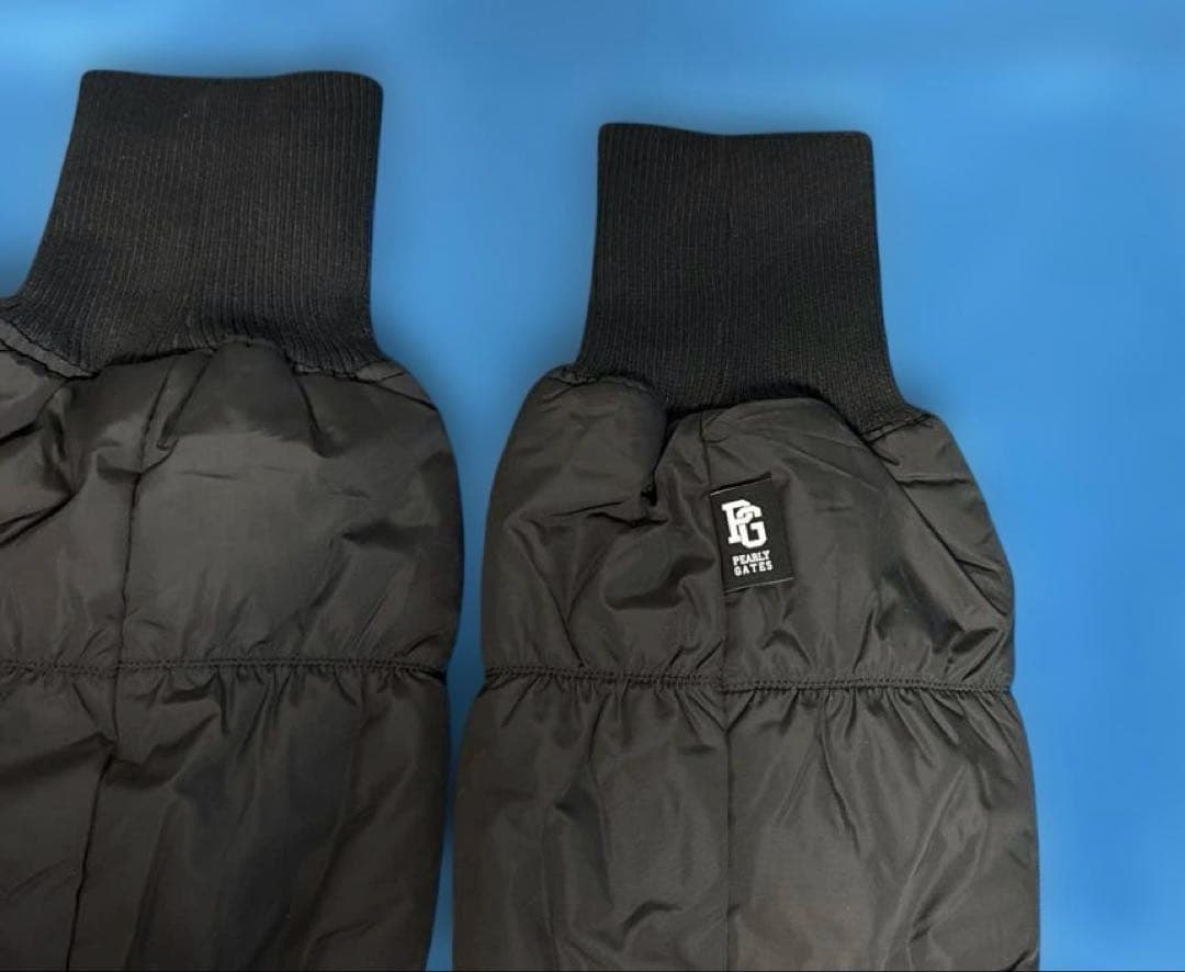 【美品】パーリーゲイツ　レッグウォーマー　黒