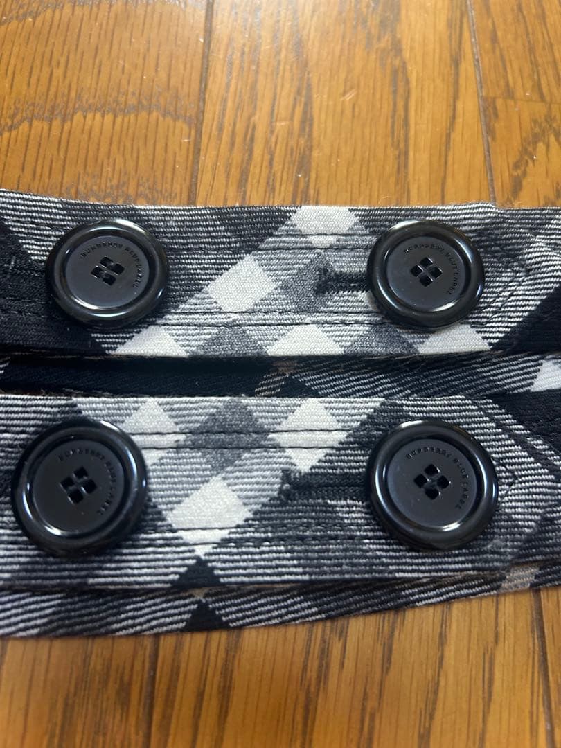 バーバリーブルーレーベル　チェック柄スカート