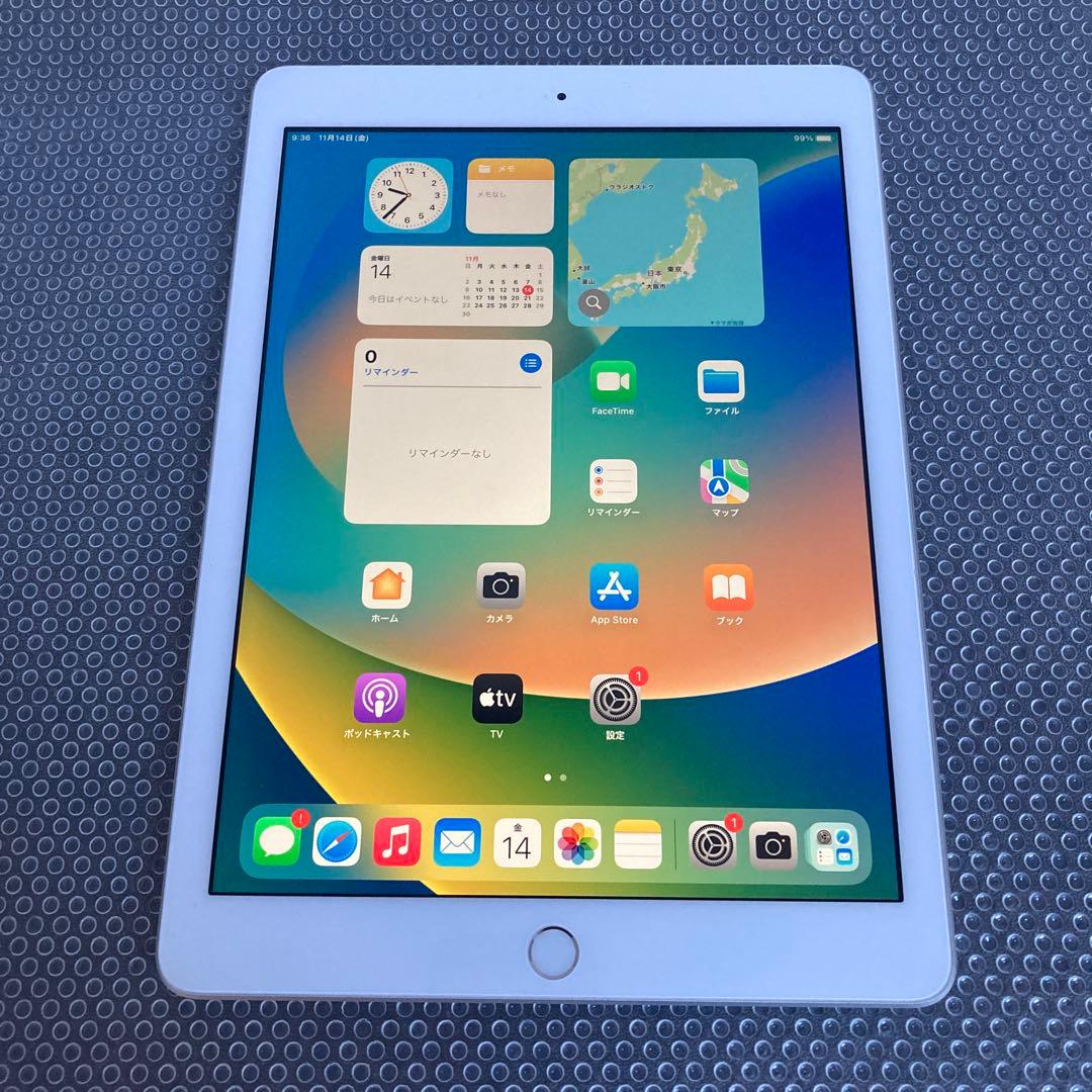 3132 美品☆電池ほぼ新品☆iPad5 第5世代 32GB SIMフリー☆