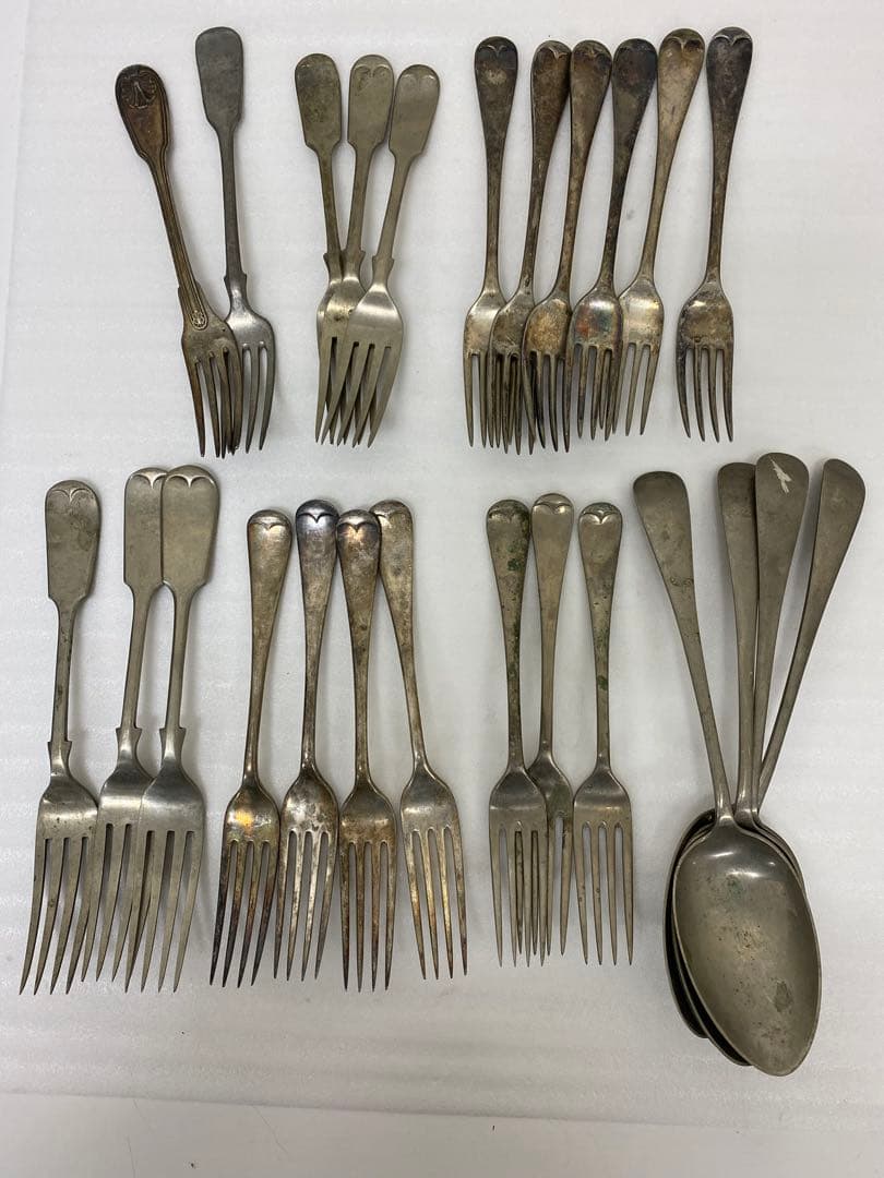 3-3199 アンティークスプーン・フォークまとめ