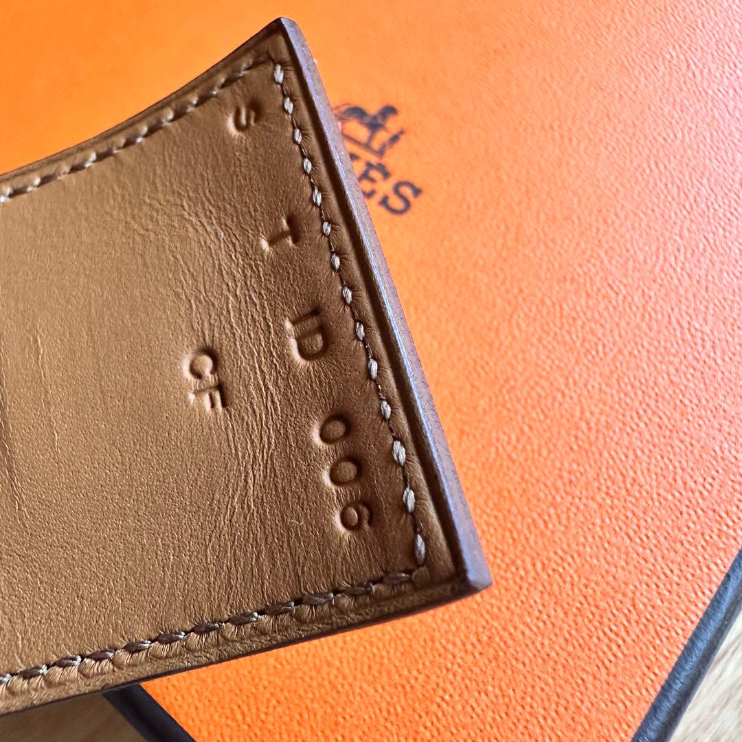 エルメス HERMES コリエドシアン 新品未使用 シルバー ブラウン T刻印