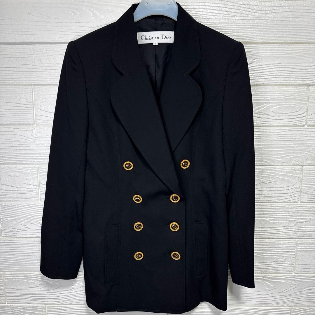 Dior ディオール テーラードジャケット ゴールドボタン ダブル ジャケット