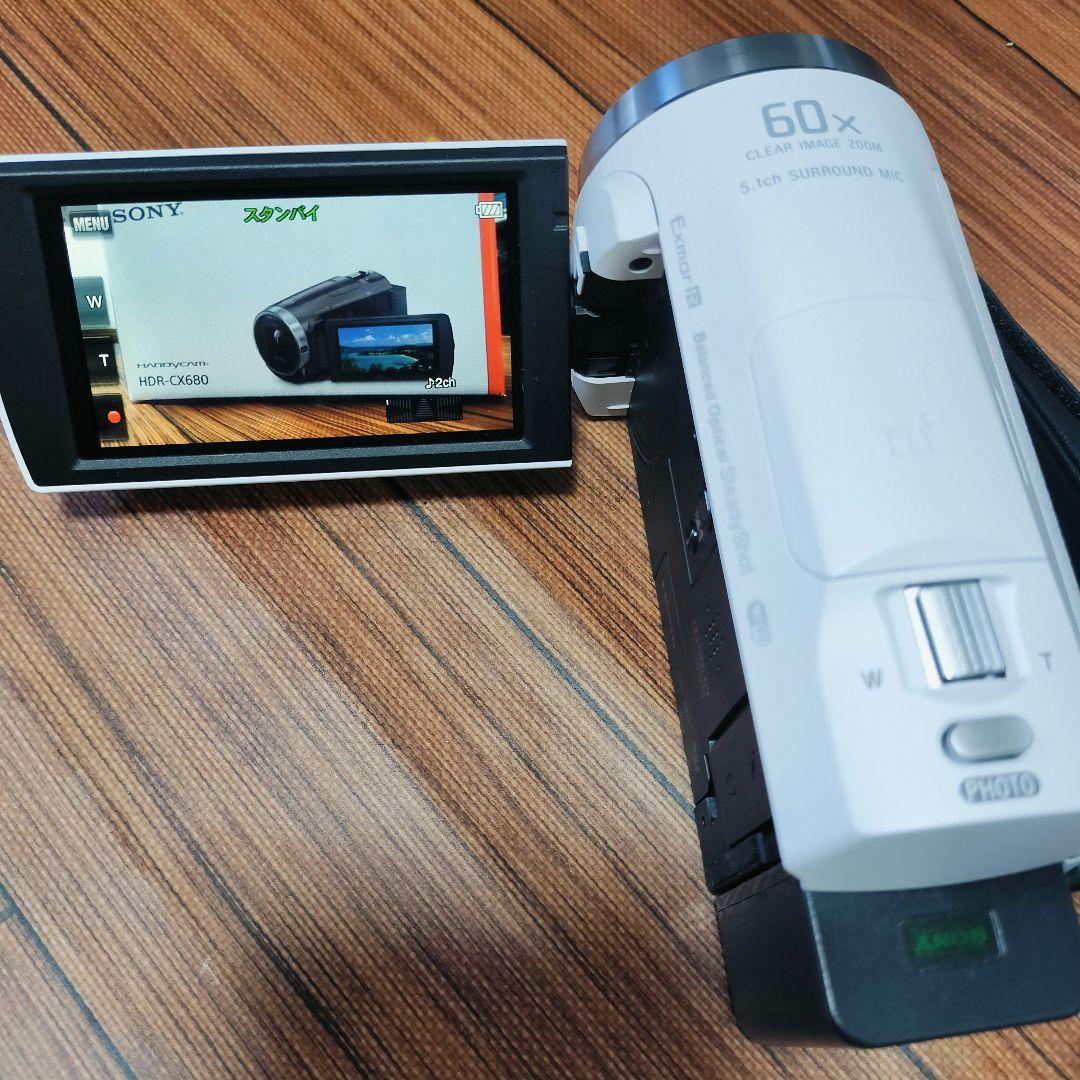 ■ ほぼ新品 ■ ソニー SONY HDR-CX680 ≪24年製・保証書付き≫