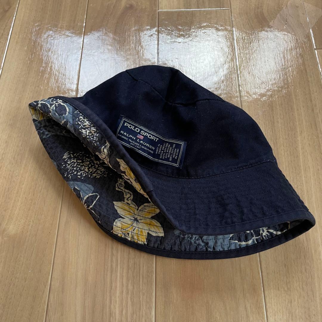 90s POLO SPORT バケハ reversible 花柄
