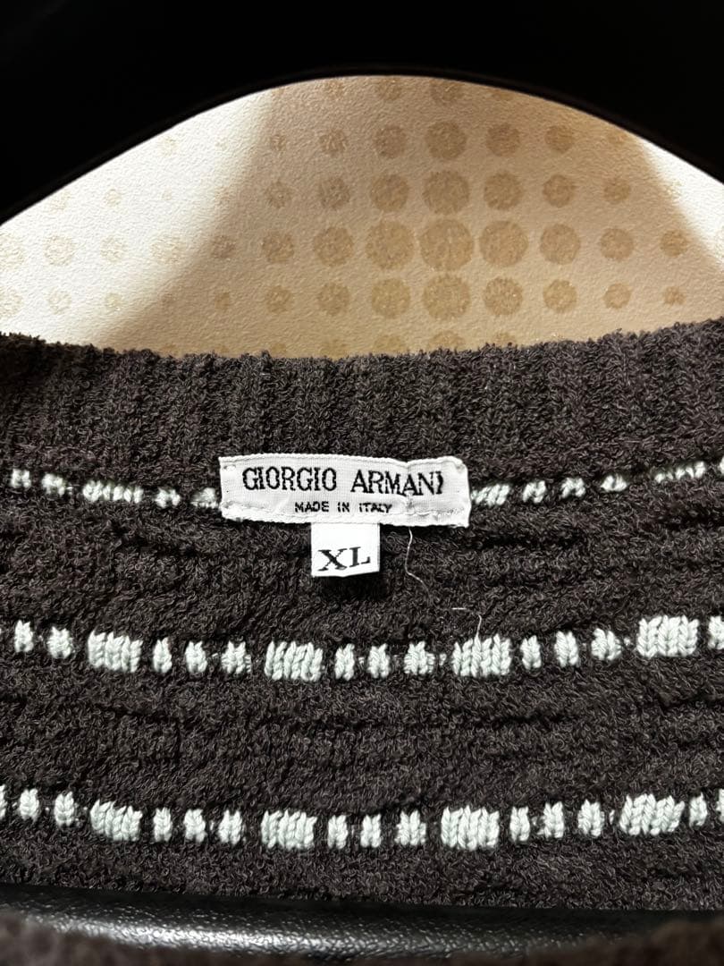 80-90s Giorgio Armani archives バーズアイニット