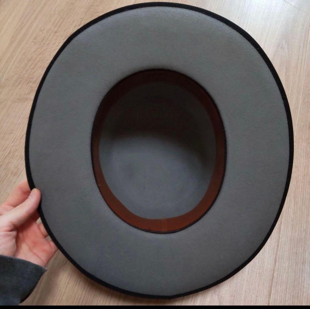 STETSON　customV ハット 58~ グレー ラビット 44000円