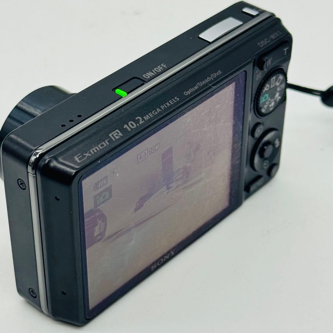 【美品】SONY Cyber-shot DSC-WX10 ブラック 箱付き