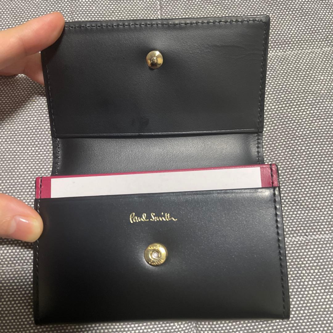 h*p様 Paul Smith 牛革　ブラック 名刺入れ