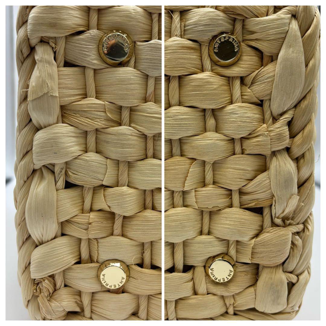 美品 ANTEPRIMA MISTO アンテプリマ チェストワイヤー かごバッグ