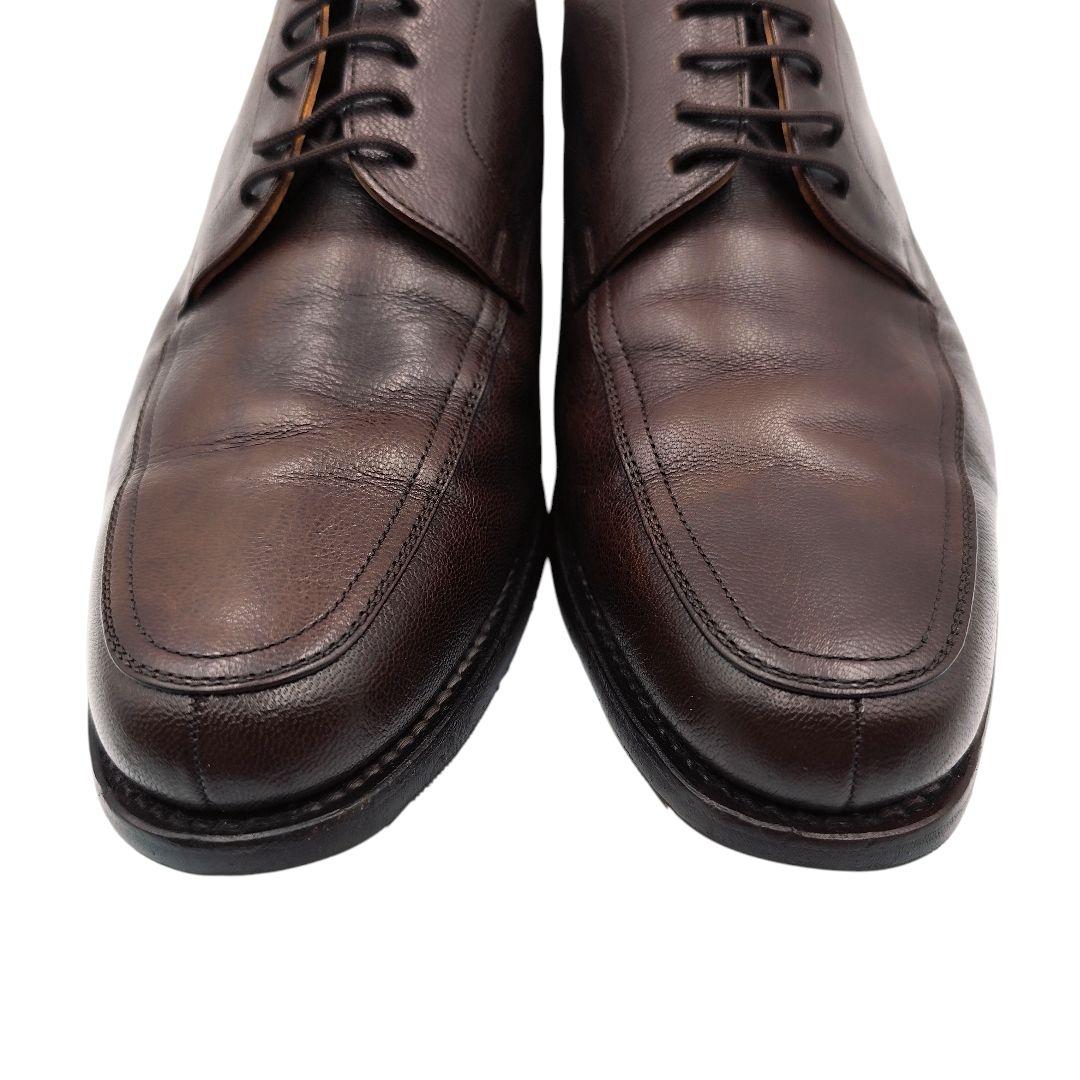 ビジネスシューズ メンズ スコッチグレイン ダークブラウン 24.0 外羽根