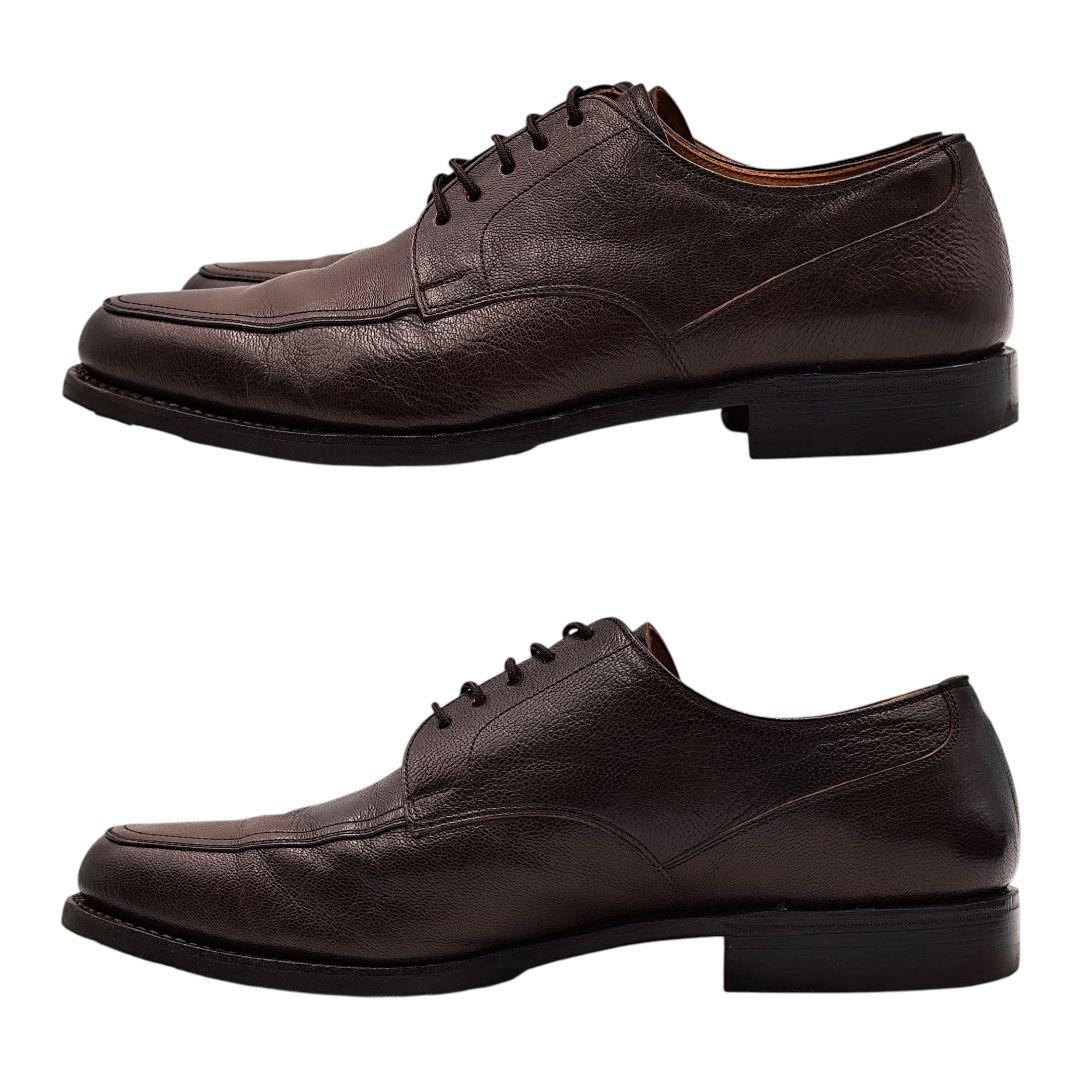 ビジネスシューズ メンズ スコッチグレイン ダークブラウン 24.0 外羽根