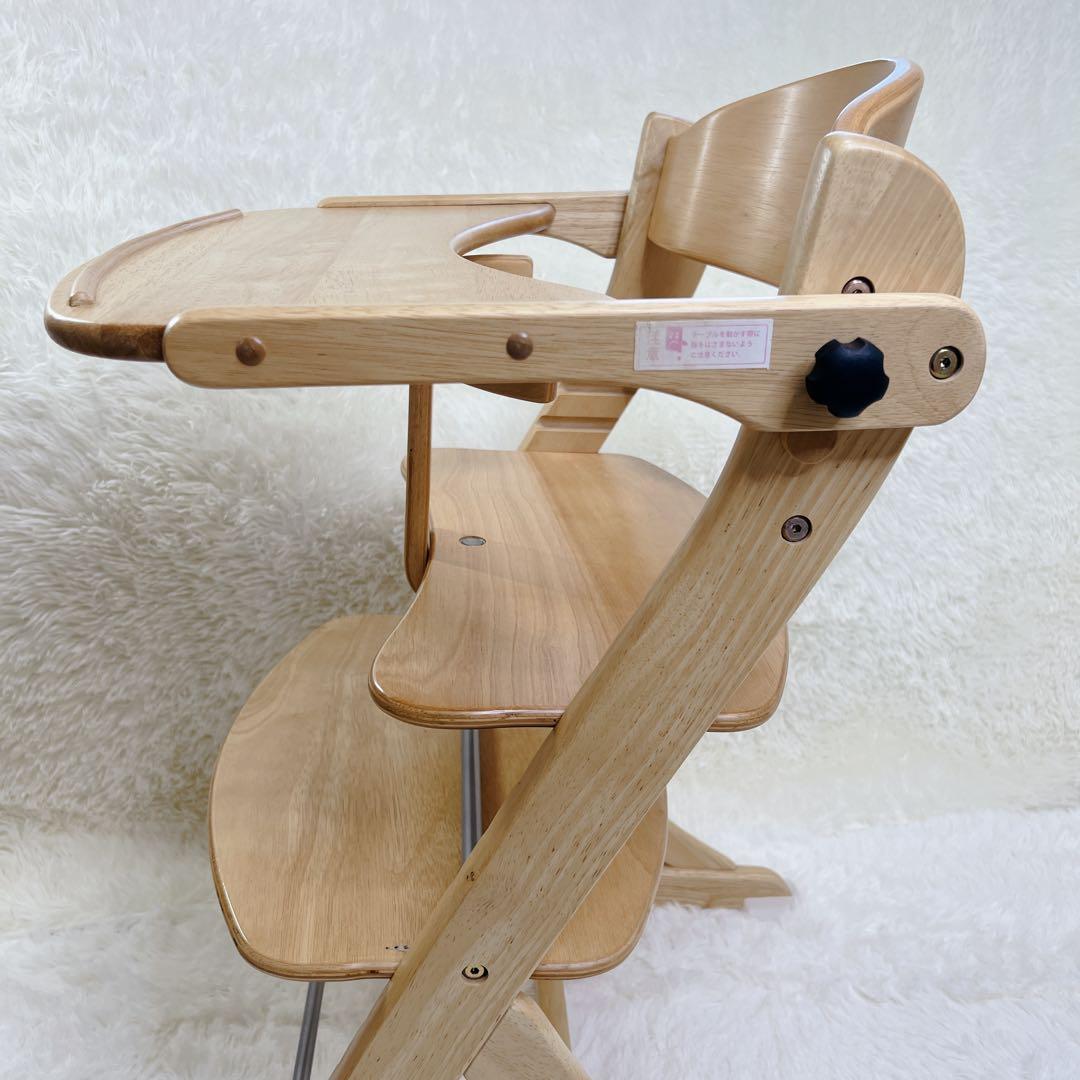 【美品】【付属品有】 大和屋 すくすくチェア イーエヌ テーブル&ガード付