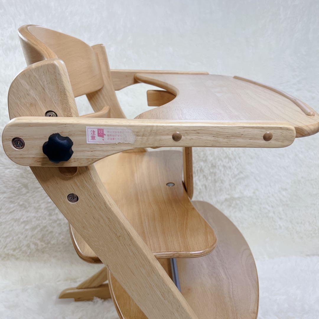 【美品】【付属品有】 大和屋 すくすくチェア イーエヌ テーブル&ガード付