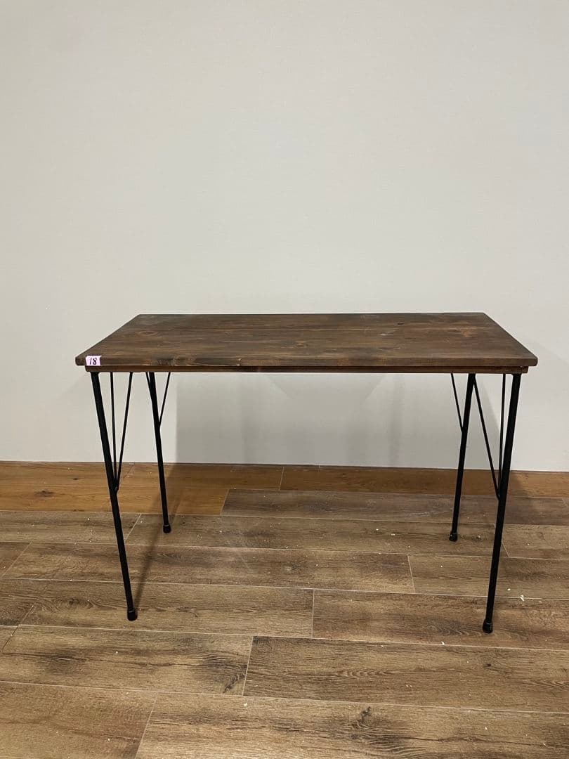 yoshithwin358　ウォールナット色　パソコンデスク　幅90cm