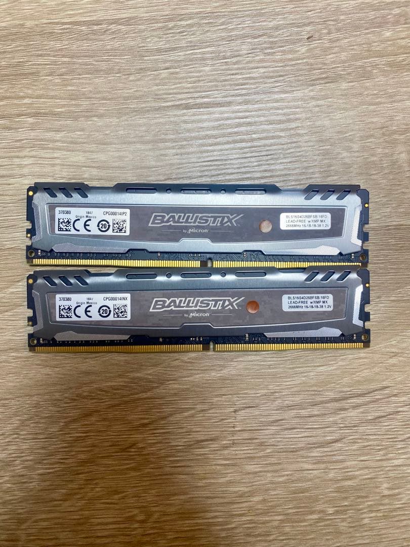【動作保証】DDR4-2666 32GB 16GB×2