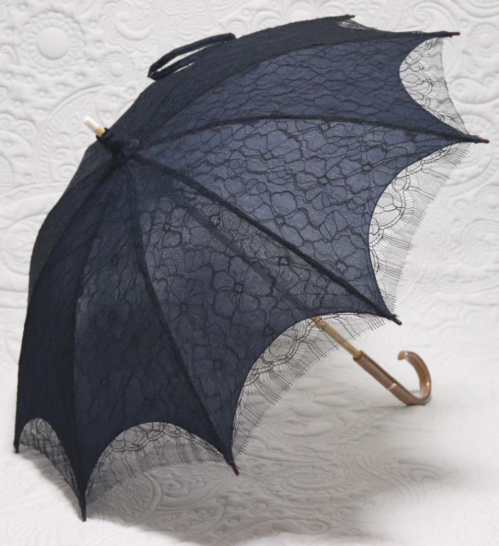 55,000円新品【前原光栄商店】希少! 皇室御用達リバーレース二重張り高級日傘