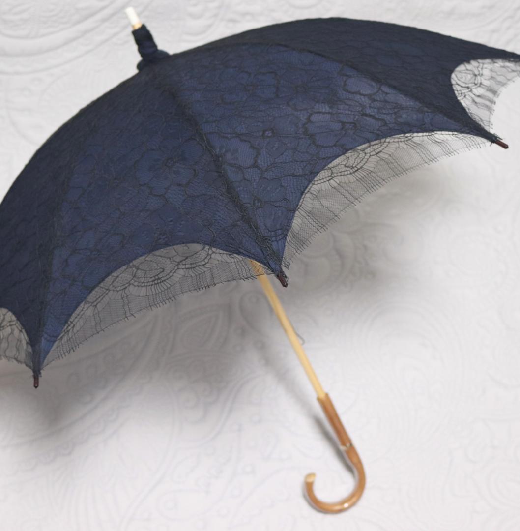 55,000円新品【前原光栄商店】希少! 皇室御用達リバーレース二重張り高級日傘