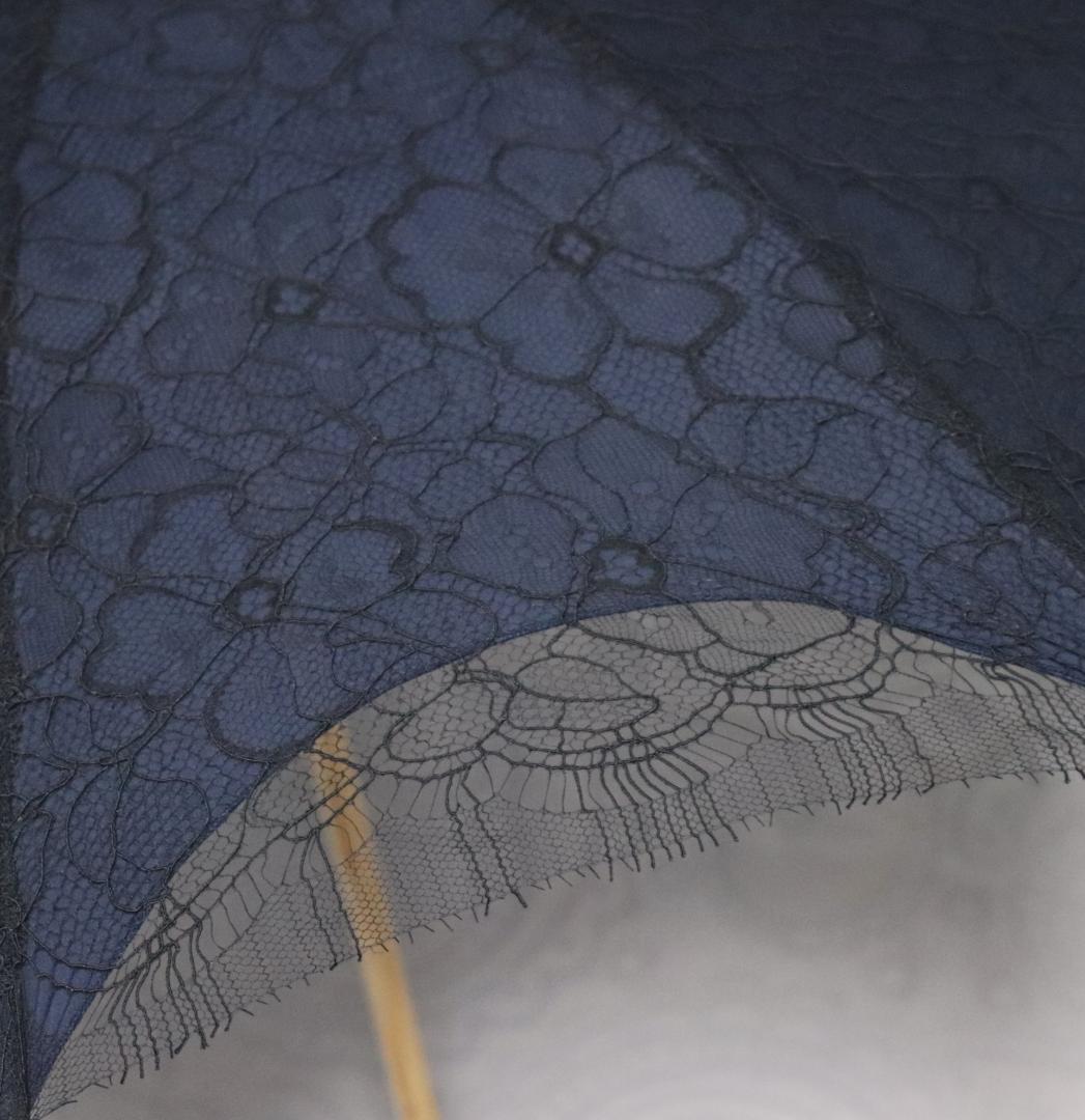 55,000円新品【前原光栄商店】希少! 皇室御用達リバーレース二重張り高級日傘