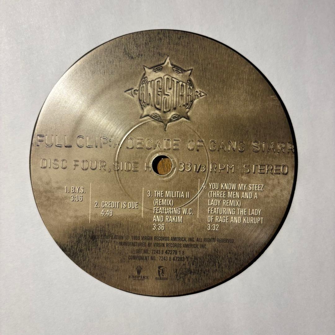 Gang Starr / Full Clip US正規3LP 美品
