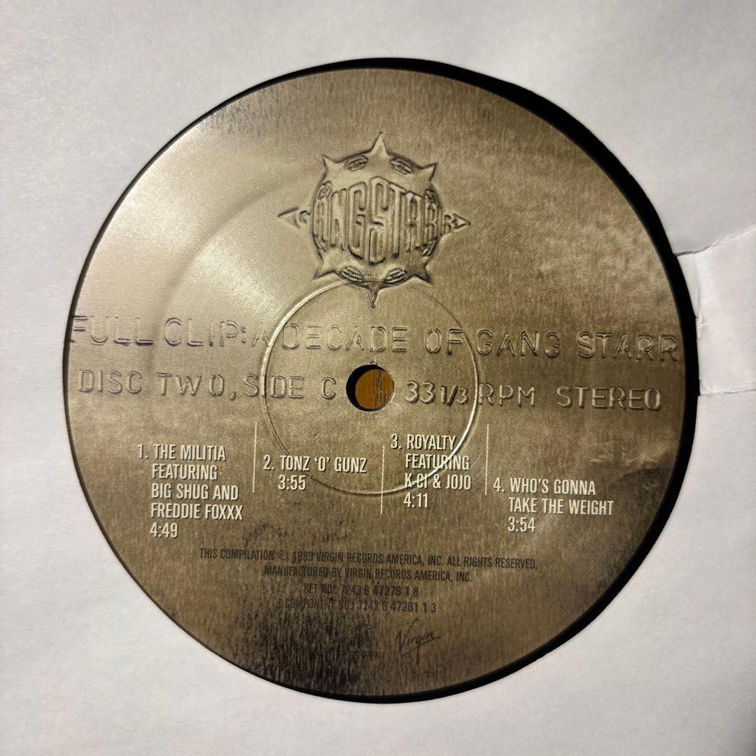 Gang Starr / Full Clip US正規3LP 美品