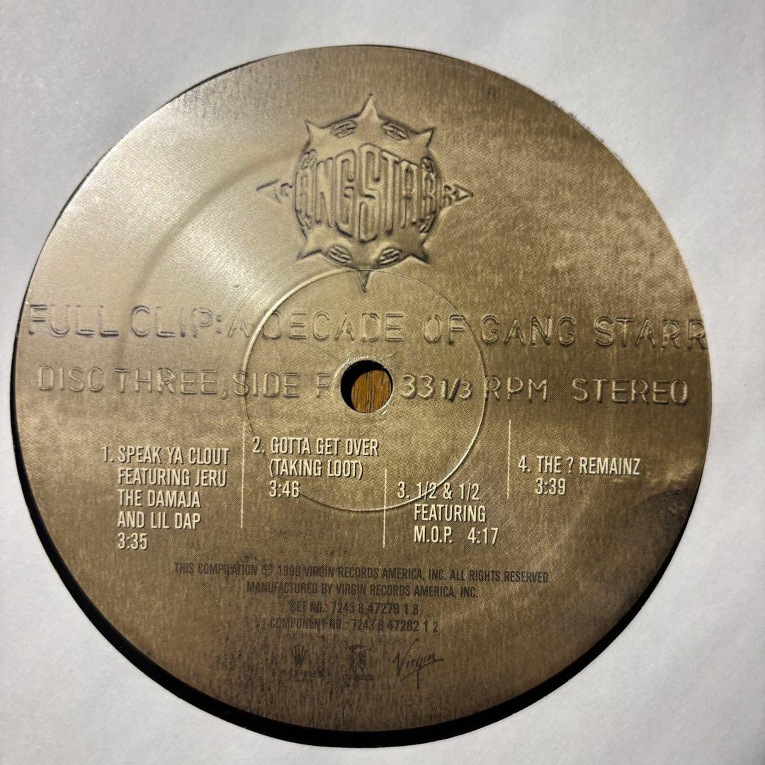 Gang Starr / Full Clip US正規3LP 美品