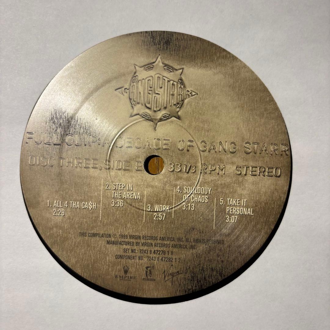Gang Starr / Full Clip US正規3LP 美品