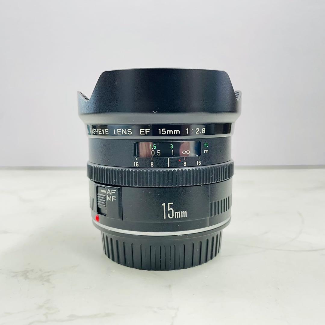 Canon キヤノン EF 15mm F2.8 FISHEYE AF動作◯