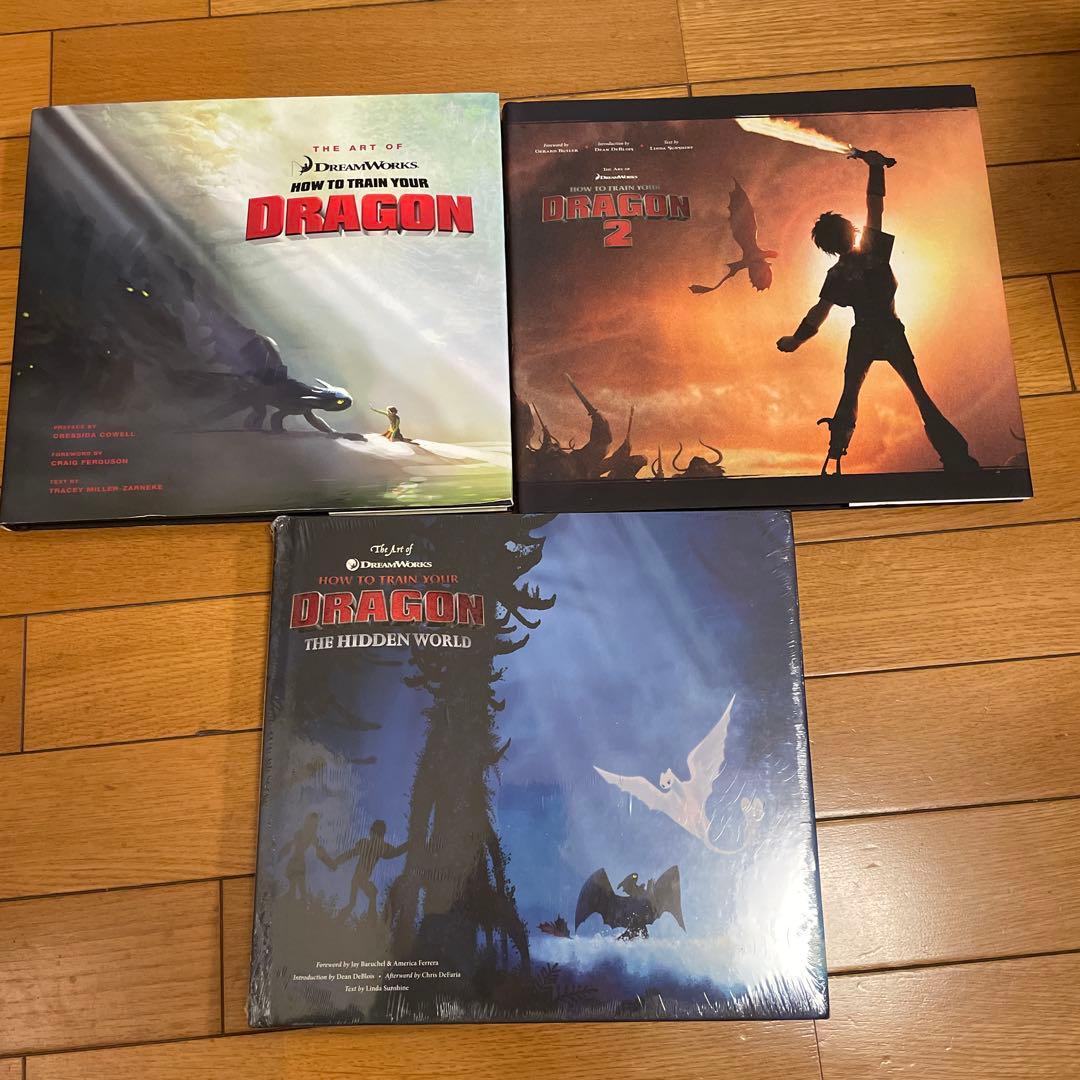 The Art of How to Train Your Dragon英語版3冊