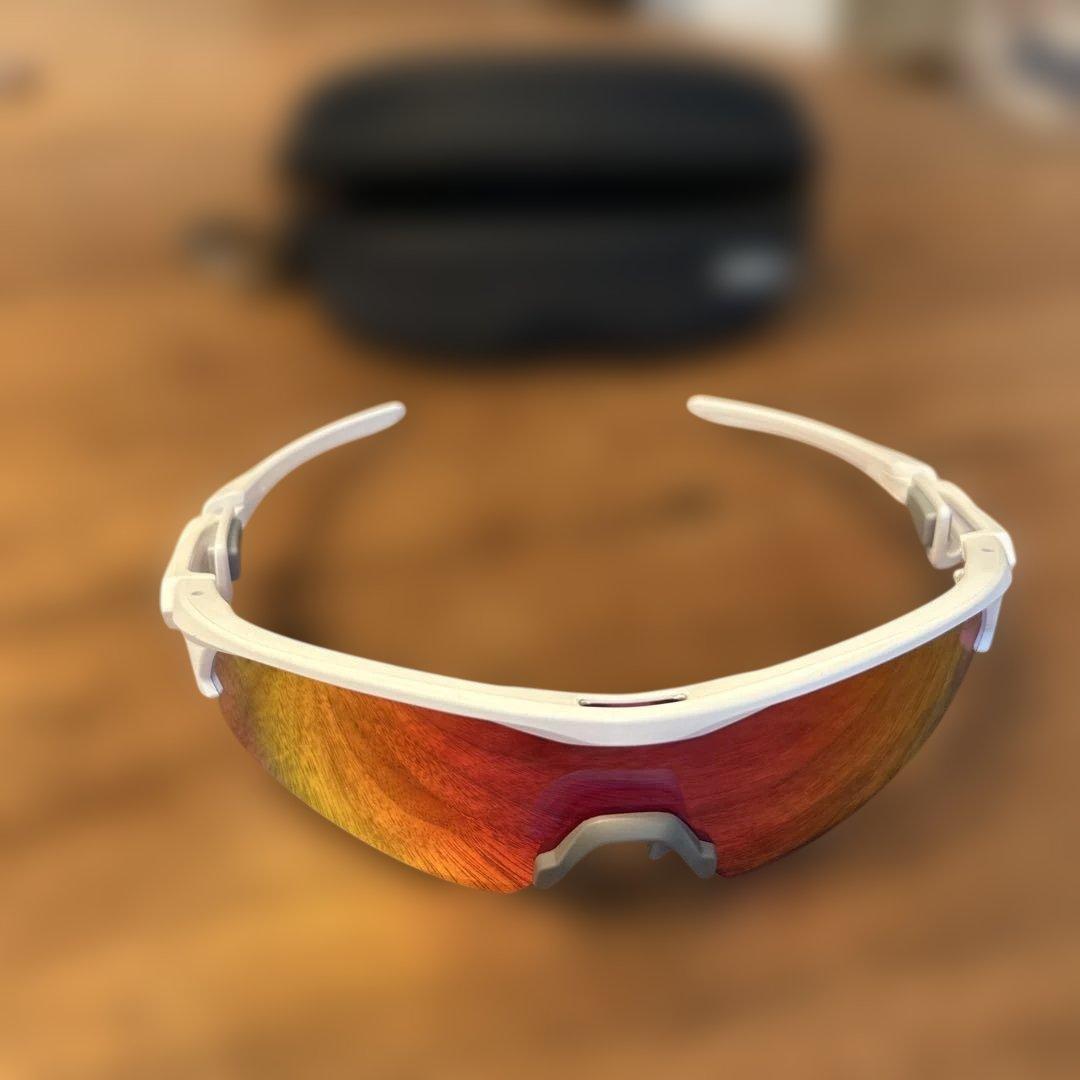 SWANS スポーツサングラス ホワイト/オレンジ/レッド