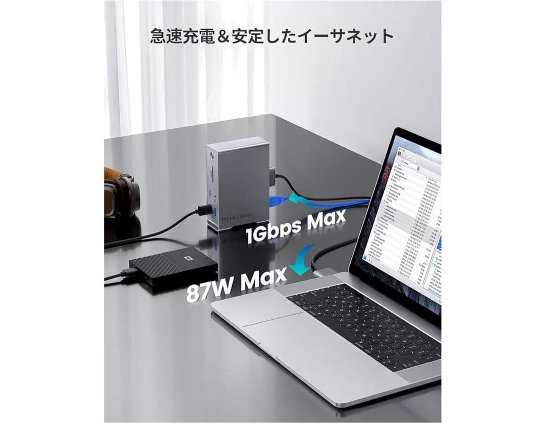 未開封Macbook Pro Air専用 14-IN-2 ドッキングステーション