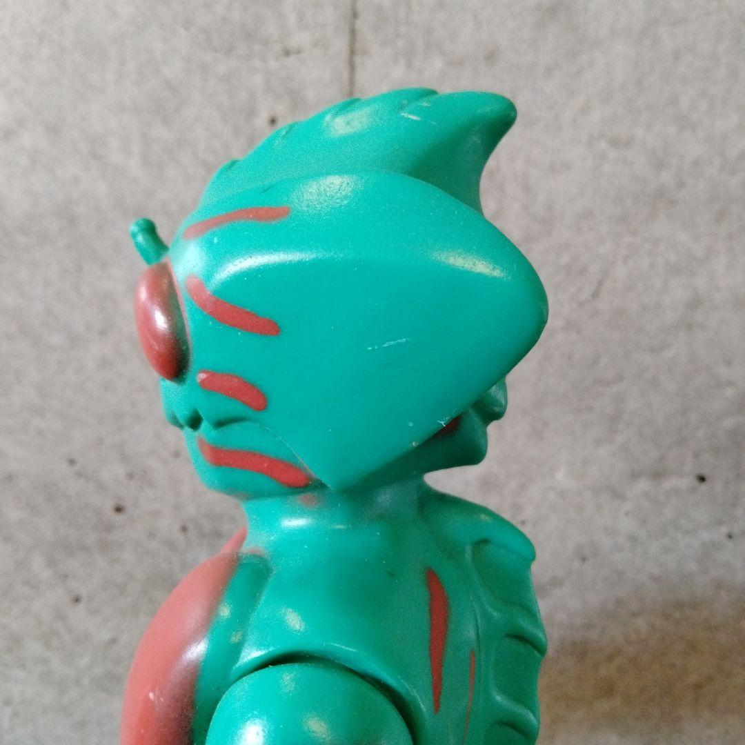 当時物仮面ライダーアマゾンソフビ無版権パチ約23センチ