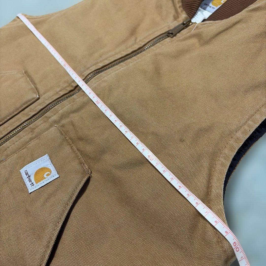 v*e様 カーハート　希少サイズ　ダックベスト　ブラウン