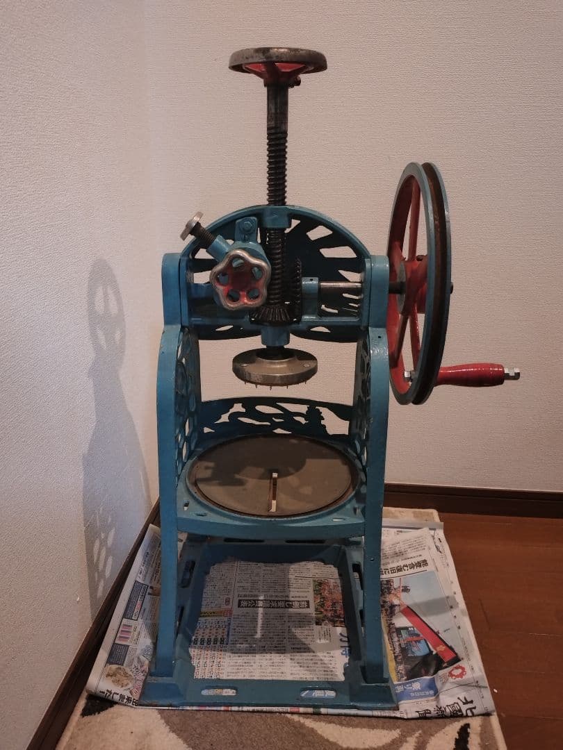 #希少#レトロかき氷機#手動式#古いかき氷機#氷削機#