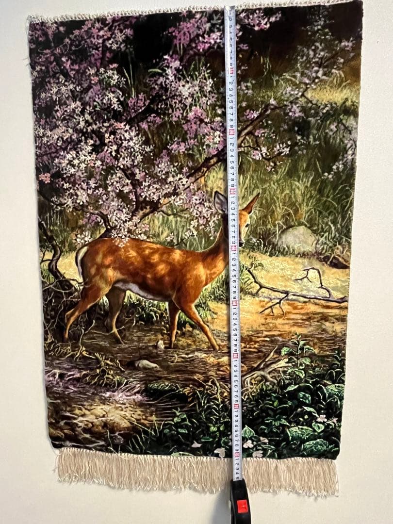 ⭐️ SALE⭐️ペルシャ絨毯　絵画絨毯　手織り　タペストリー