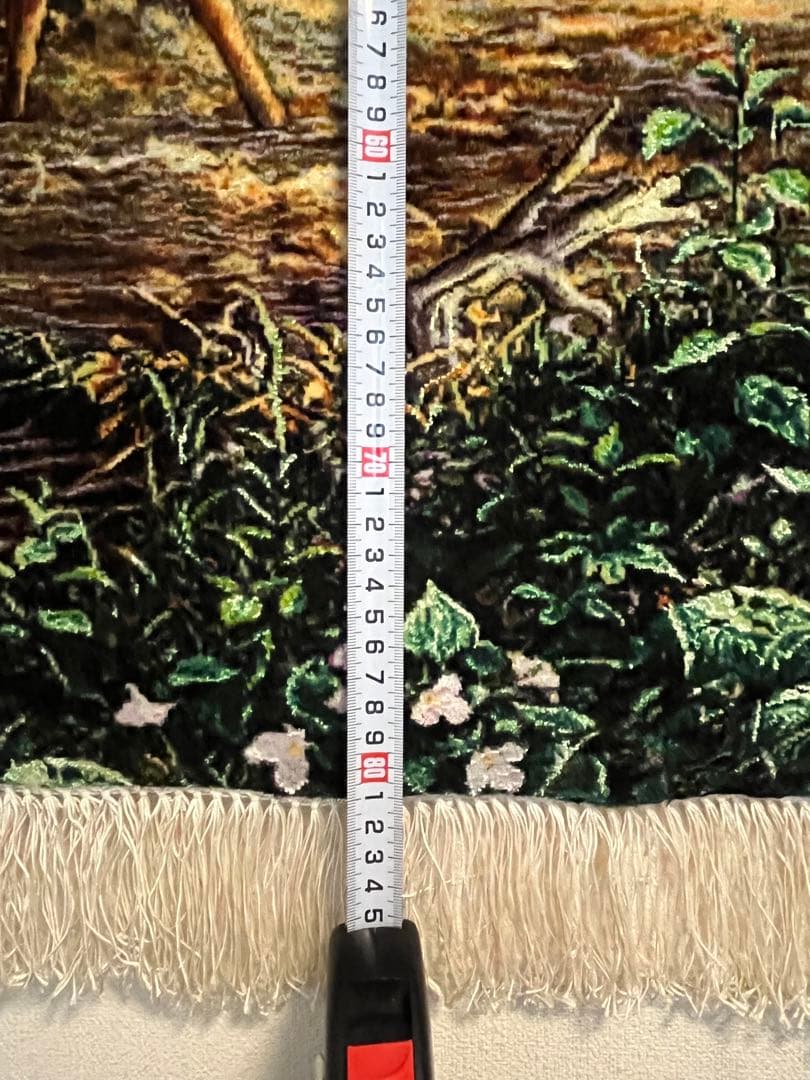 ⭐️ SALE⭐️ペルシャ絨毯　絵画絨毯　手織り　タペストリー