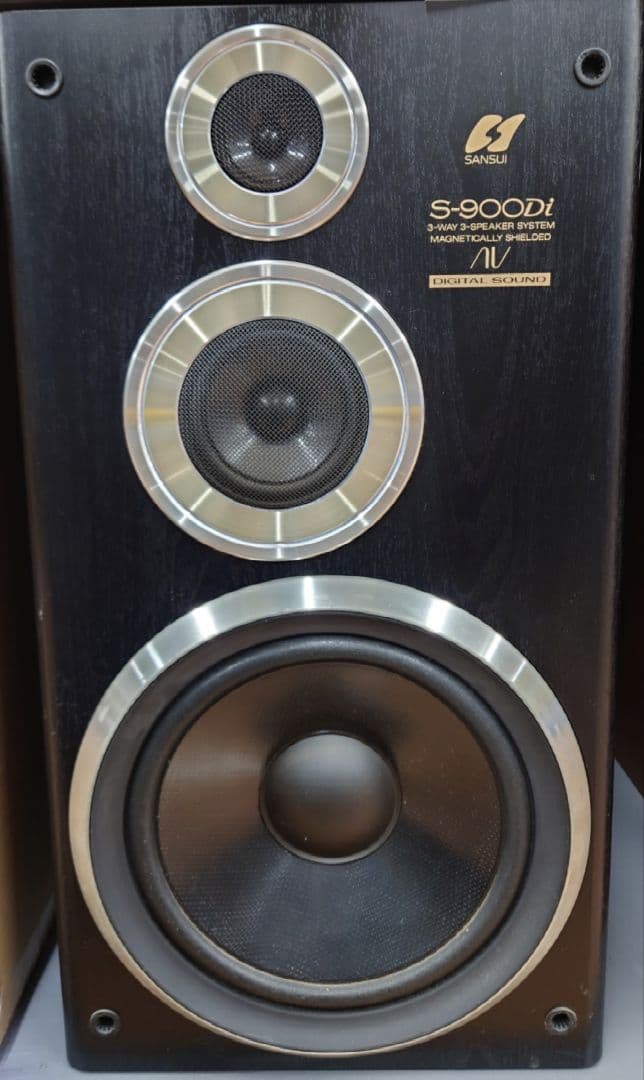 ★☆【希少・1990年】SANSUI　S-900 Di 3ウェイスピーカー・ペア