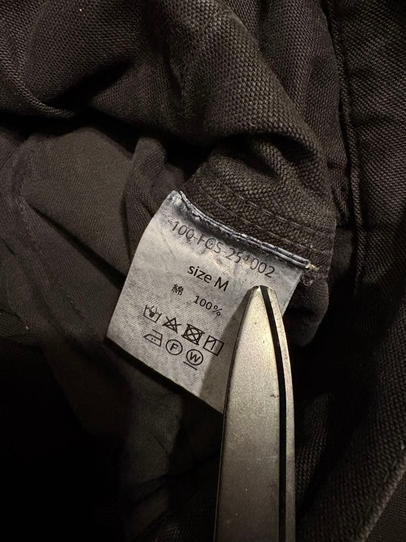 FI-Distressed Double Knee Pants （ブラック）